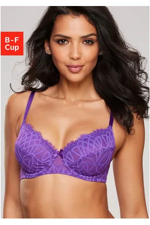 Lascana Beugel-bh Cara met vrouwelijk kant, deels gemaakt van gerecycled materiaal, lingerie
