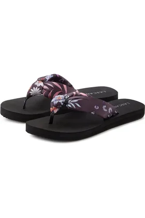 Lascana Badslippers Sandaal, pantoletten, badschoen ultralicht met zacht band VEGAN