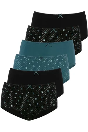 Petite Fleur Hipster van elastisch katoen (Set van 6)