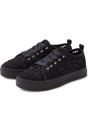 Lascana Sneakers met lichte plateausole en punt, veterschoenen, vrijetijdsschoenen