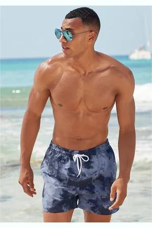 Venice Beach Zwemshort MAT met trendy batikprint