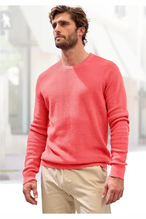 john devin Gebreide trui Pullover in modieuze kleuren van katoenmix
