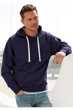 H.I.S Hoodie Langarm sweater met capuchon, van katoenmix