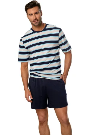 H.I.S Pyjama Pyjama in mooie streeplook (2-delig, 1 stuk)