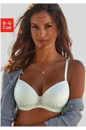 Lascana Bh met steuncups Chiara met grafisch netmotief, dessous