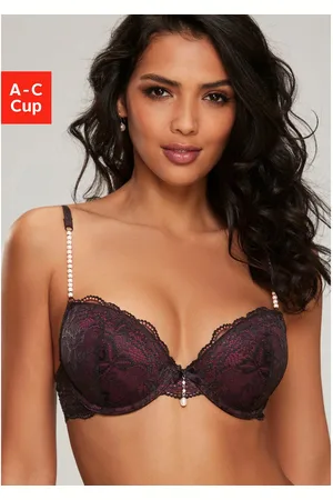 Lascana Push-up-bh met elegante kralendetails, sexy dessous