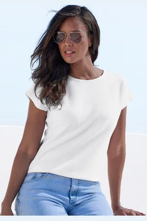vivance collection Shirt met korte mouwen Van kreukvrije structuurkwaliteit