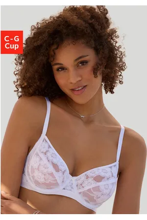 Lascana Beugel-bh van delicate, elastische jacquard kant en fijn mesh, sexy lingerie