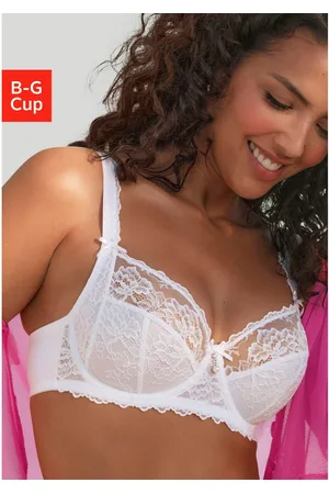 Lascana Beugel-bh met mooie kantentragers, sexy lingerie
