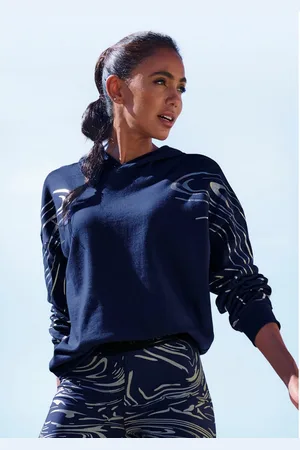Lascana Hoodie met glanzende print