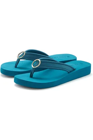 Lascana Badslippers Sandaal, pantoletten, badschoen met ringapplicatie "Italië" VEGAN