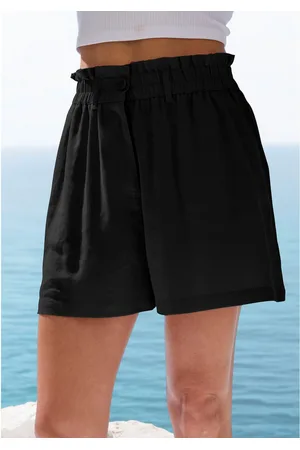 Buffalo Short met linnenpercentage, luchtige korte broek met zakken, zomer shorts