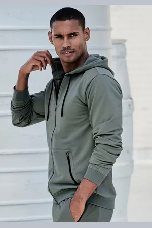 le jogger ® Capuchonsweatvest met ritszakken opzij