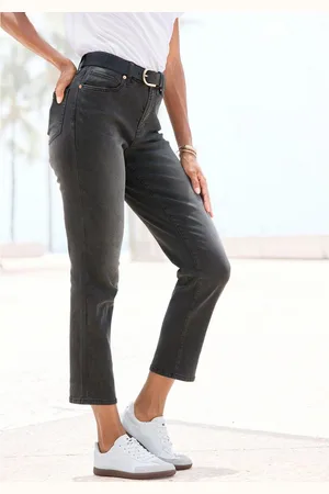 Lascana Ankle jeans met stretch, elastische jeans in rechte pasvorm