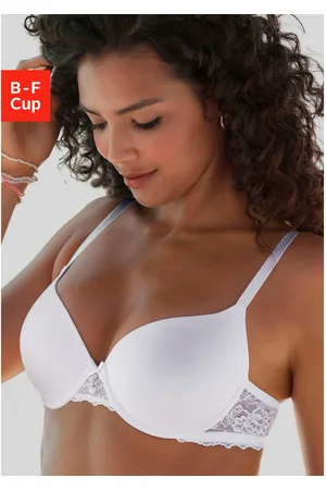 Lascana Bh met steuncups met beugel en mooie kanten rug, sexy lingerie