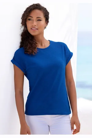 vivance collection T-shirt Van strijkvrije structuur brei van zachte kwaliteit met katoen