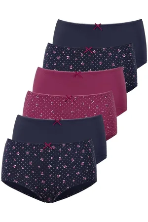 Petite Fleur Hipster van elastisch katoen (Set van 6)
