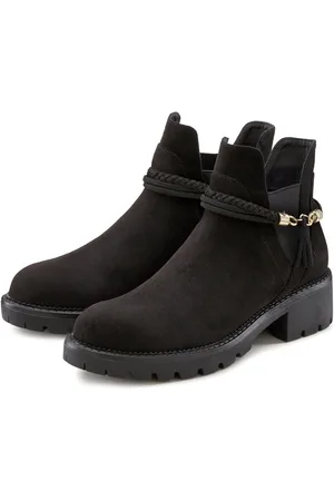 Lascana Chelsea-boots met afneembaar band en chunky zool, enkellaarsjes