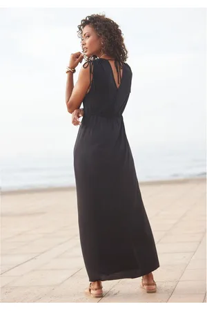 Lascana Maxi-jurk met details op de bandjes