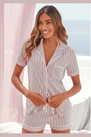 QS by s.Oliver Shortama met print all-over (2-delig, 1 stuk)