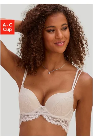 Lascana Push-up-bh Valentina met extravagante kanten details, lingerie