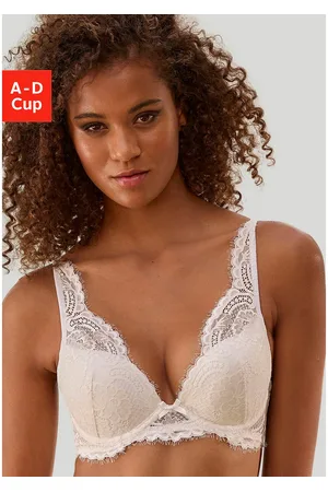 Lascana Bh met steuncups Valentina met gebloemd kant in een high-apex look, lingerie