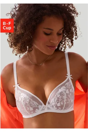 Lascana Beugel-bh met delicate bloemen borduursel en filigraan accessoires, sexy lingerie