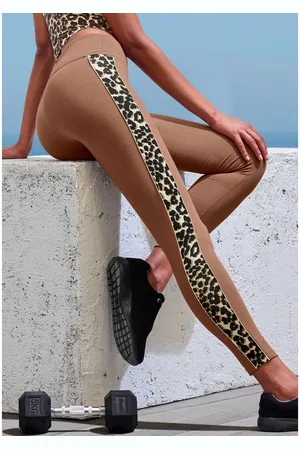 Lascana Legging Inzetten met leopardenpatroon aan de benen