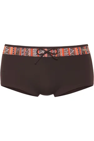 Buffalo Bikini-hotpants Met bedrukte contrast inzet