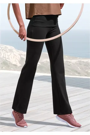 Lascana Legging Brede tailleband en uitlopende benen