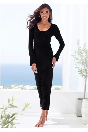 French Connection Gebreide jurk met licht uitlopende mouwen, loungewear