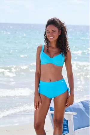 Lascana Bikini-hotpants met aanrimpeling opzij