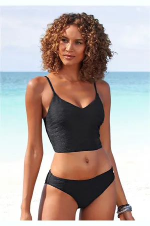 sunseeker Crop-bikinitop Loretta met structuurpatroon