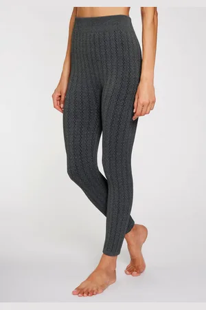 Lavana Tricotlegging Thermo met kabelpatroon en van binnen zacht opgeruwd