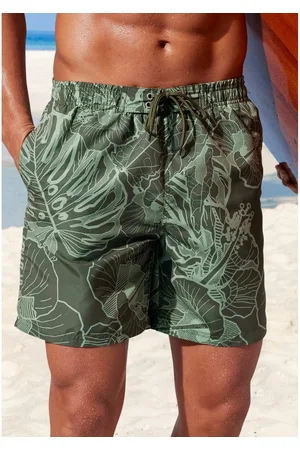 CHIEMSEE Zwemshort Gerald met tropisch patroon