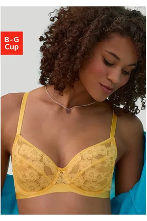 Lascana Beugel-bh van delicate, elastische jacquard kant en fijn mesh, sexy lingerie