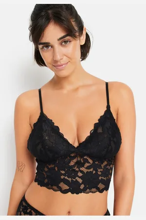 Lascana Bralette van gebloemde kant (1-delig)