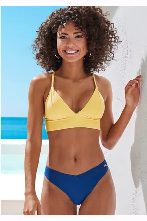 Venice Beach Bikinibroekje Lucky van geribbelde structuurstof