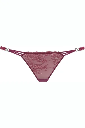 Lascana String met decoratieve stras-gespriempjes