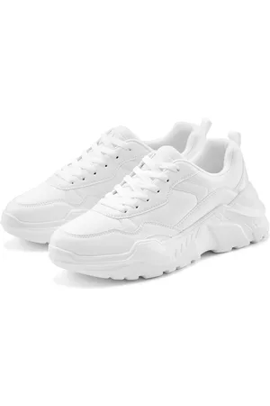Lascana Sneakers Lage schoen, sportschoen, lichte chunky zool, zachte binnenzool VEGAN