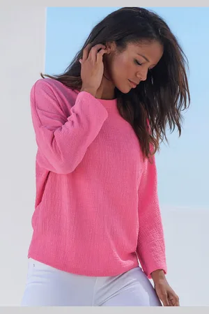 vivance collection 2-in-1-shirt Om op te rollen van kreukvrije crêpe-kwaliteit