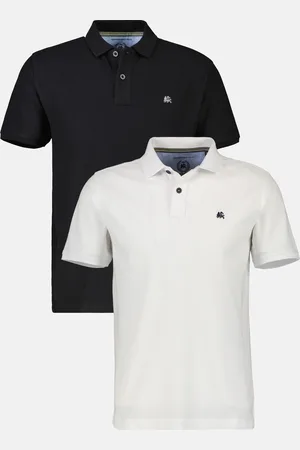 Lerros Poloshirt voor heren in *Cool & Dry* piqu??kwaliteit - verpakking van 2