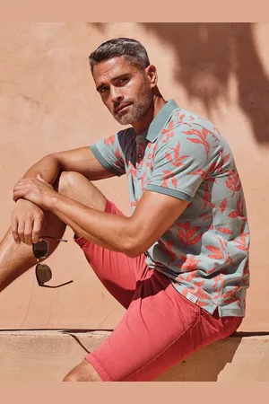 Lerros Poloshirt met bloemenprint