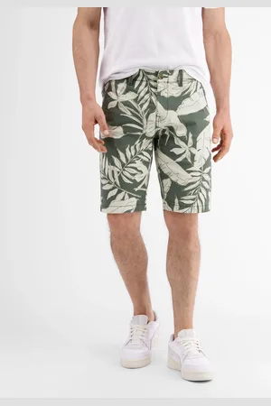 Lerros Bermuda short met een all-over print