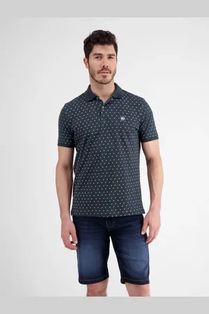 Lerros Poloshirt met stippenprint