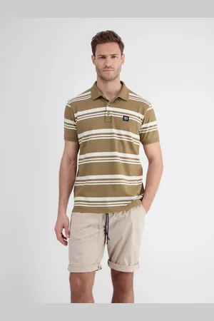 Lerros Gestreept poloshirt voor heren