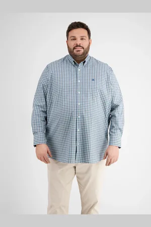 Lerros Shirt met lange mouwen, geruit