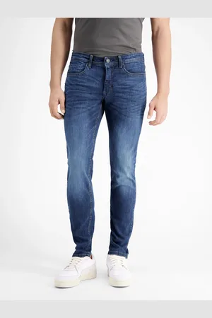 Lerros CONLIN 5-pocket stretchdenim, SLIM FIT , blauw