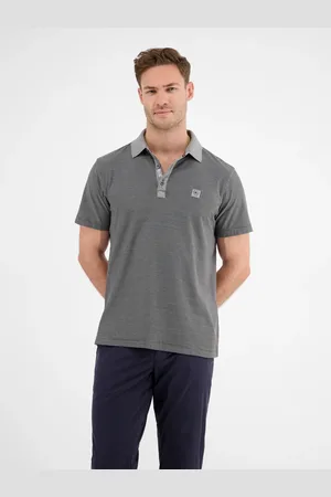 Lerros Gestreept poloshirt voor heren