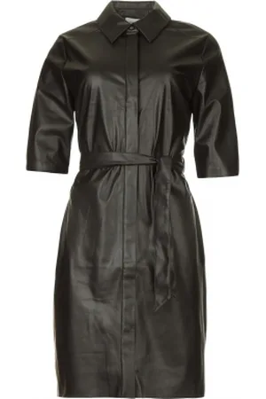 Dante 6 Faux leather jurk Baroon
